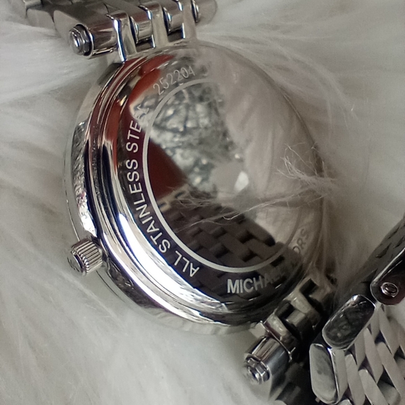 Michael Kors Darci Celestial Crystal Pavé Silver Toned Watch - Picture 12 of 17